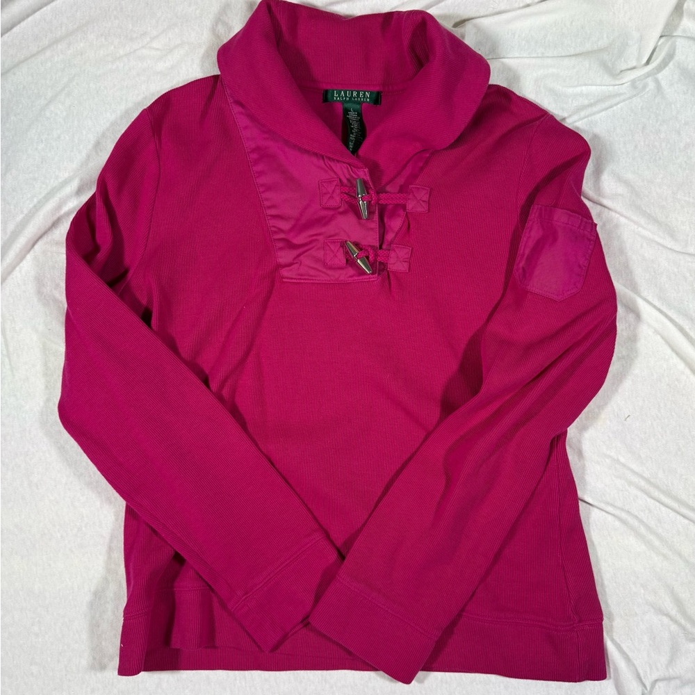 Ralph Lauren Toggle Neck Knit Pullover Women’s L